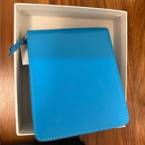 Comme des Garçons Wallet Embossed Zip Around Wallet